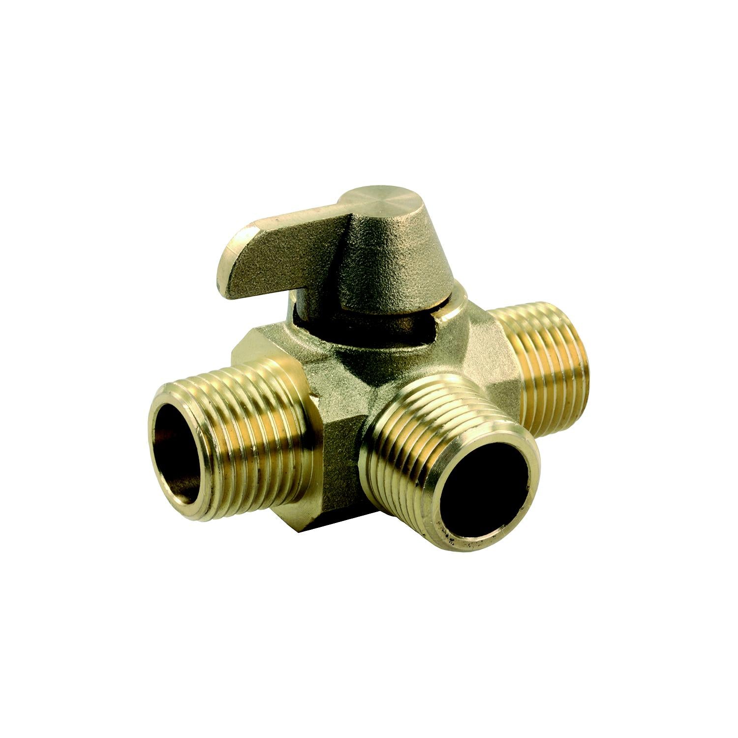JR Products 62255 3 Way Brass 1/2