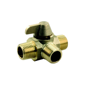 JR Products 62255 3 Way Brass 1/2