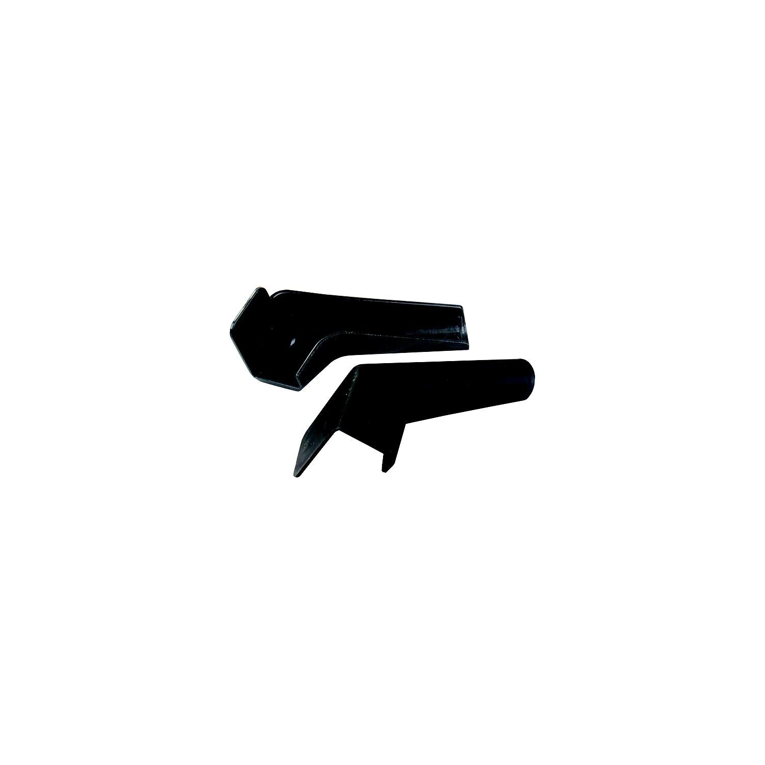 JR Products 655-FLEX-BK-A 655FLEXBKA Flexible Rain Gutter Spouts, Black, pr.
