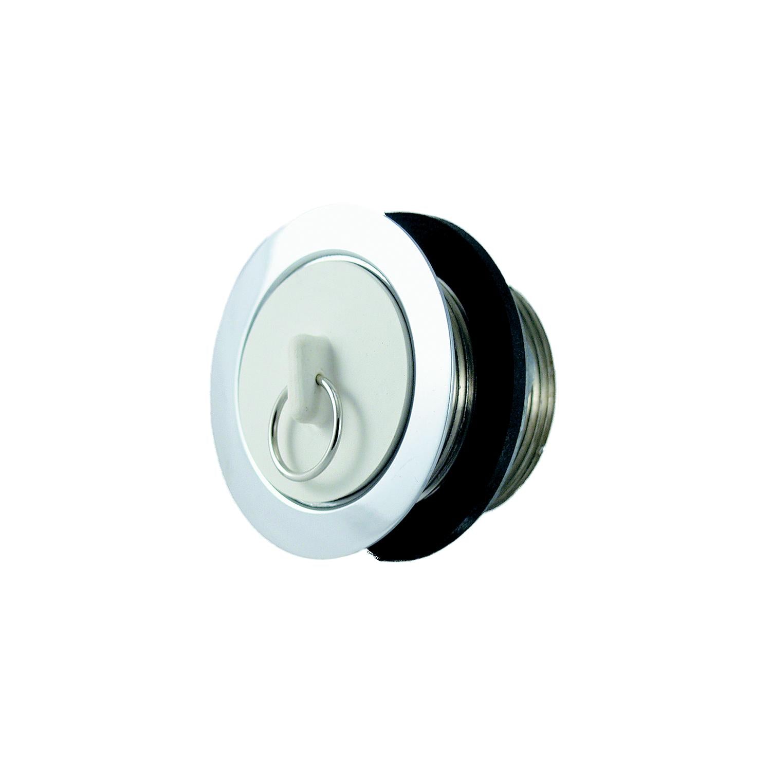 JR Products 9495-205-022 Universal RV Sink Strainer & Drain Stopper with Washer Slipnut