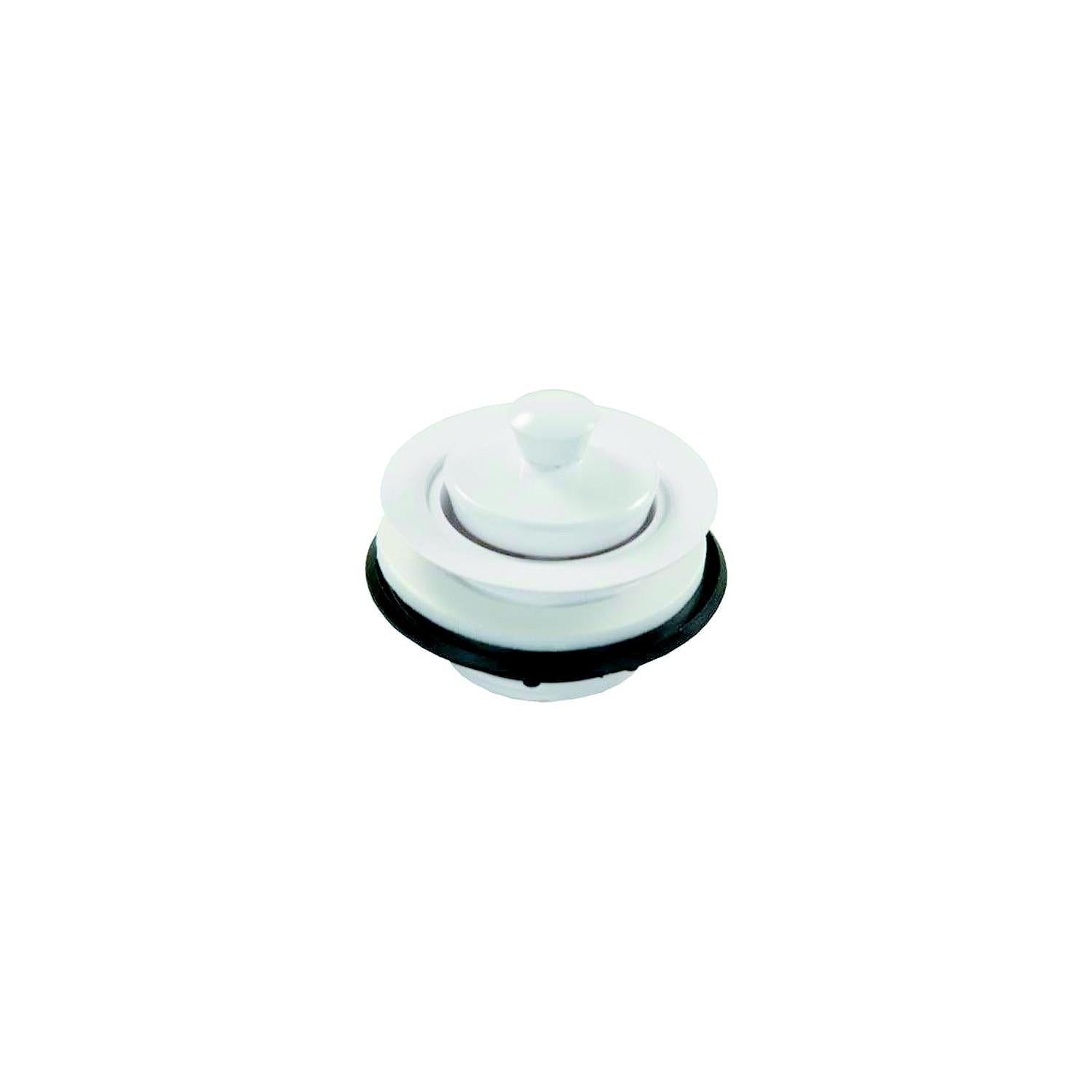 JR Products 95095 Strainer w/Pop-Stop Stopper, White