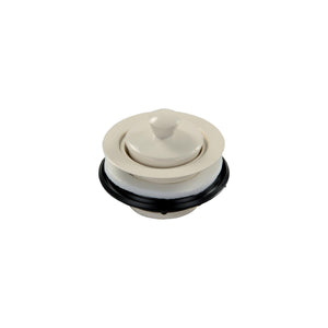 JR Products 95115 Strainer w/Pop-Stop Stopper, Parchment