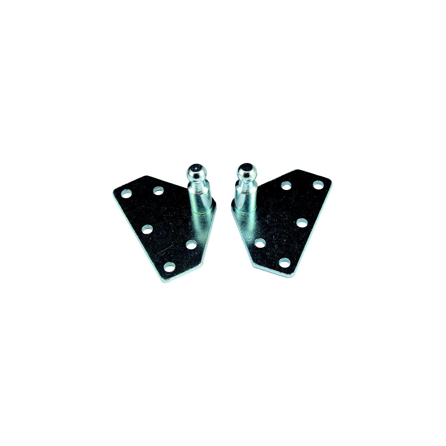 JR Products BR-10336 BR10336 Gas Spring Mounting Brackets - Flat, 2/pk