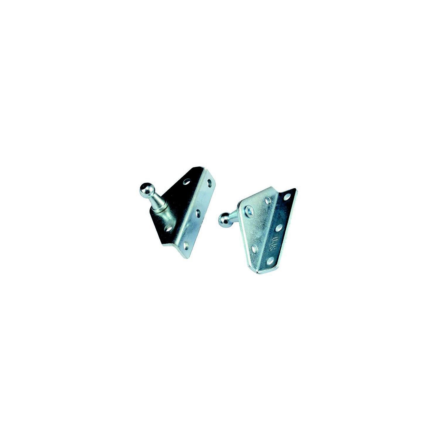 JR Products BR-12552 BR12552 Gas Spring Mounting Brackets - Angled, 2/pk