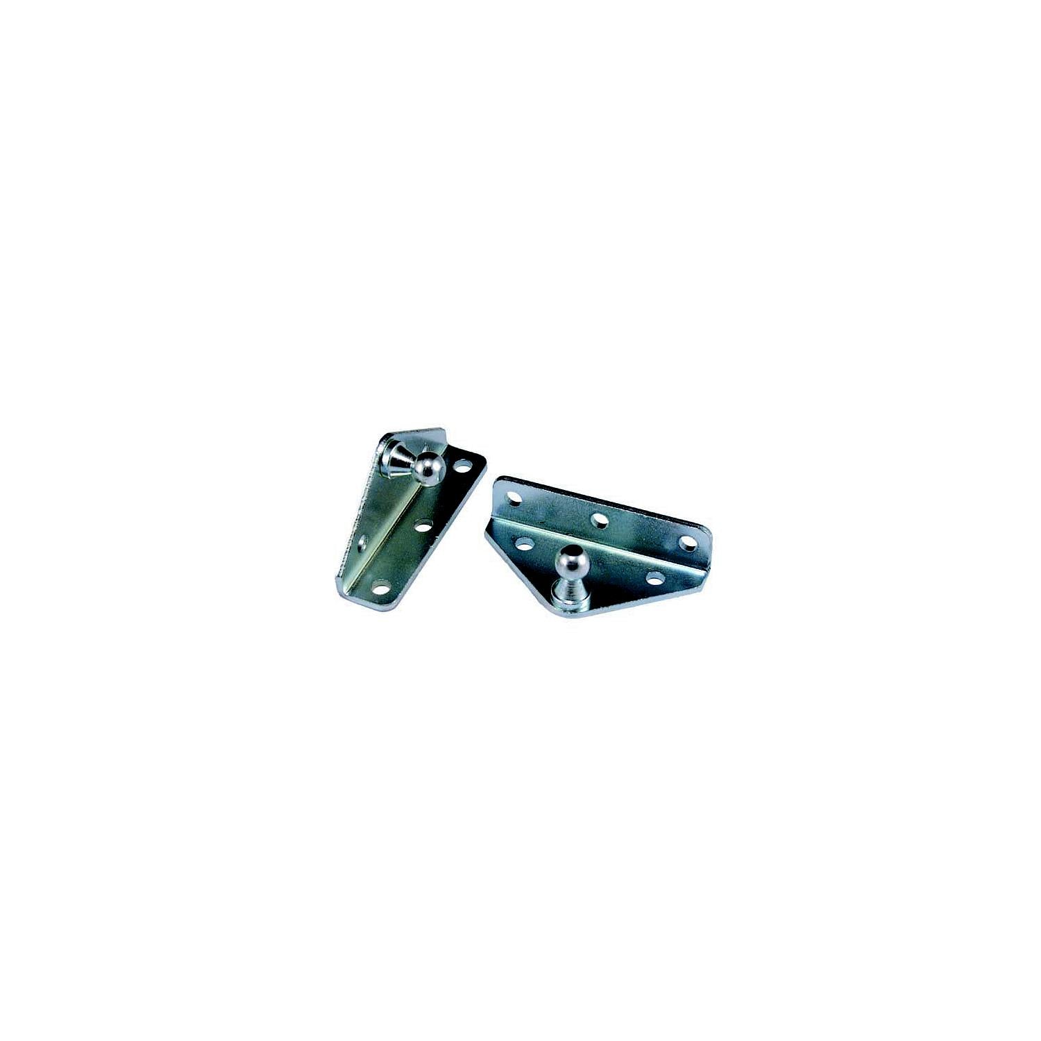 JR Products BR-12553 BR12553 Gas Spring Mounting Brackets - Angled, 2/pk