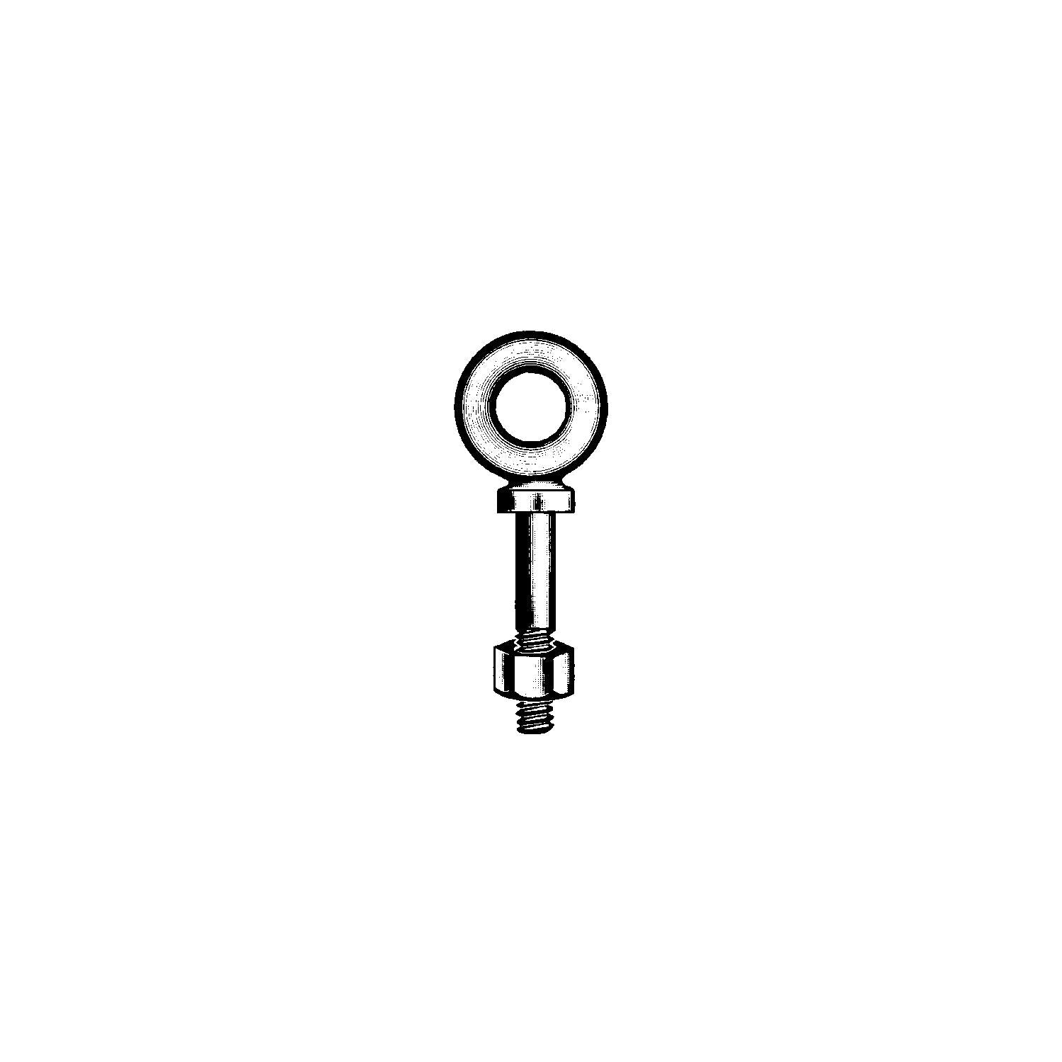 Chicago Hardware 84222 Shoulder Eyebolt, Galvanized