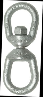 Chicago Hardware 215053 Galvanized Eye & Swivel, 1/4