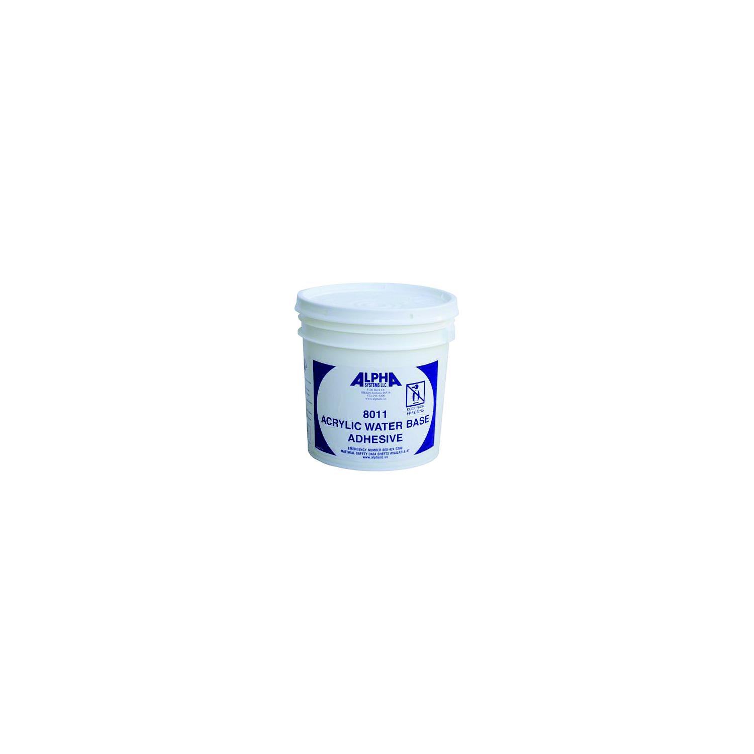 Lippert 2020002238 Alpha Systems Acrylic Water Based Bonding Adhesive, Gal., White