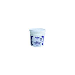 Lippert 2020002238 Alpha Systems Acrylic Water Based Bonding Adhesive, Gal., White