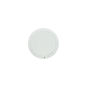 Beckson DP85-W Pry-Out Deck Plate With Standard Trim Ring, Diamond Center
