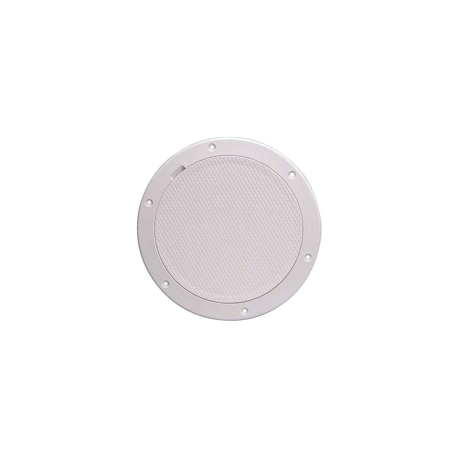 Beckson DP85N Pry-Out Deck Plate With Standard Trim Ring, Diamond Center