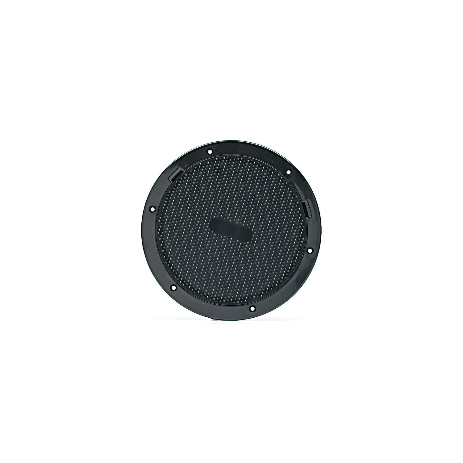 Beckson DP83-B Pry-Out Deck Plate With Standard Trim Ring, Dimple Center