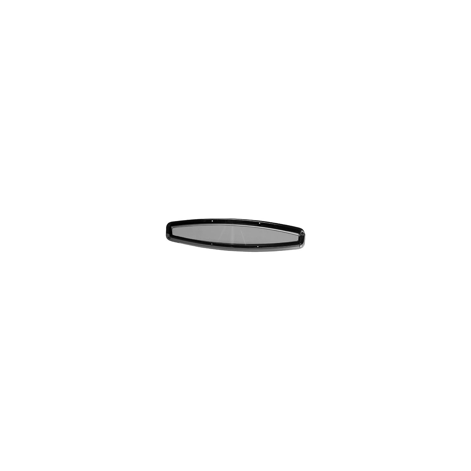 Beckson PF100SB PF100 Newport Oval Flex-Port, Smoked Lens, Black Trim Ring