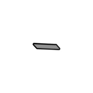 Beckson PF128BS PF128 Newport Parallelogram Fixed Port, Black Body, Smoked Lens (2 Per Box)