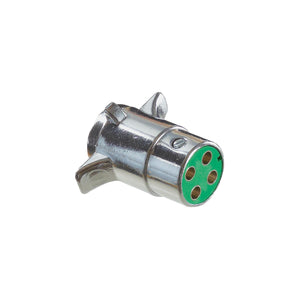 RV Designer P409 Pollak 4-Way Plug, Chrome Plated