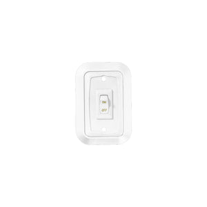 RV Designer S653 DC Single Wall Switch w/Plate, White