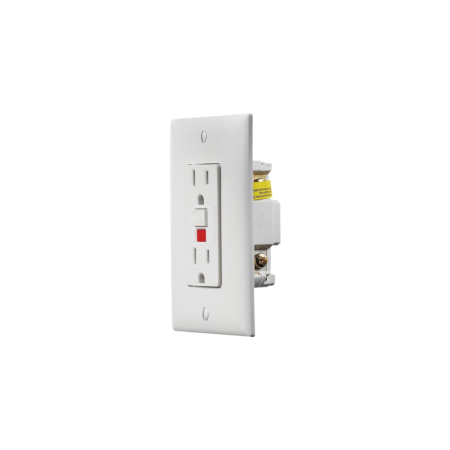 RV Designer S801 AC GFCI Outlet with Cover Plate