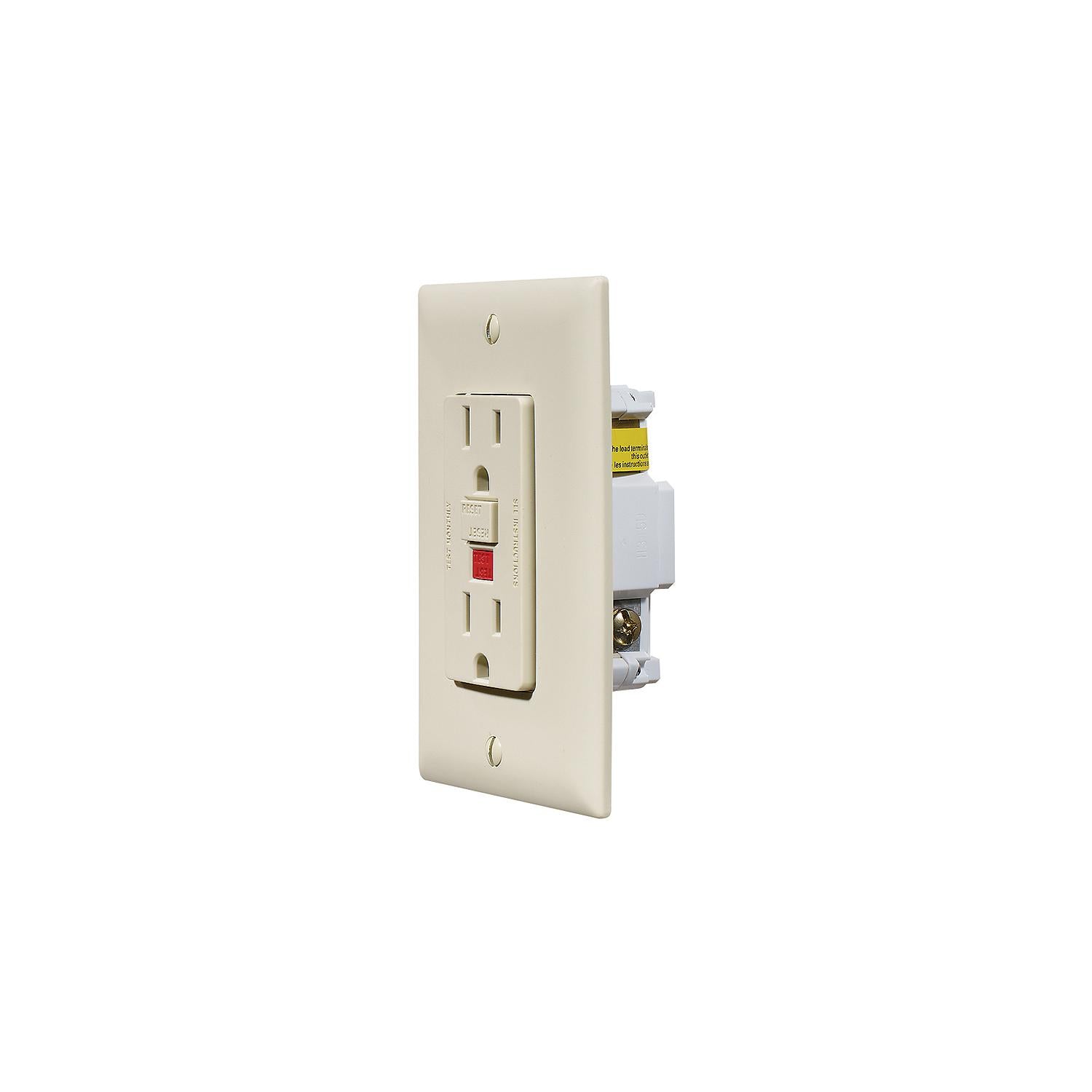 RV Designer S803 AC GFCI Outlet with Cover Plate