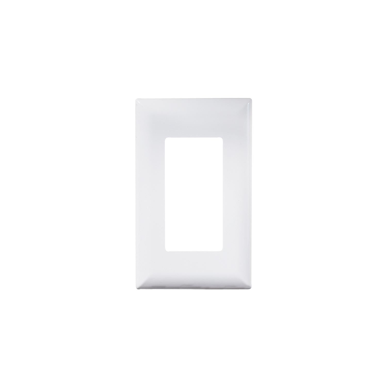 RV Designer S849 Contemporary Cover Plate Only, White