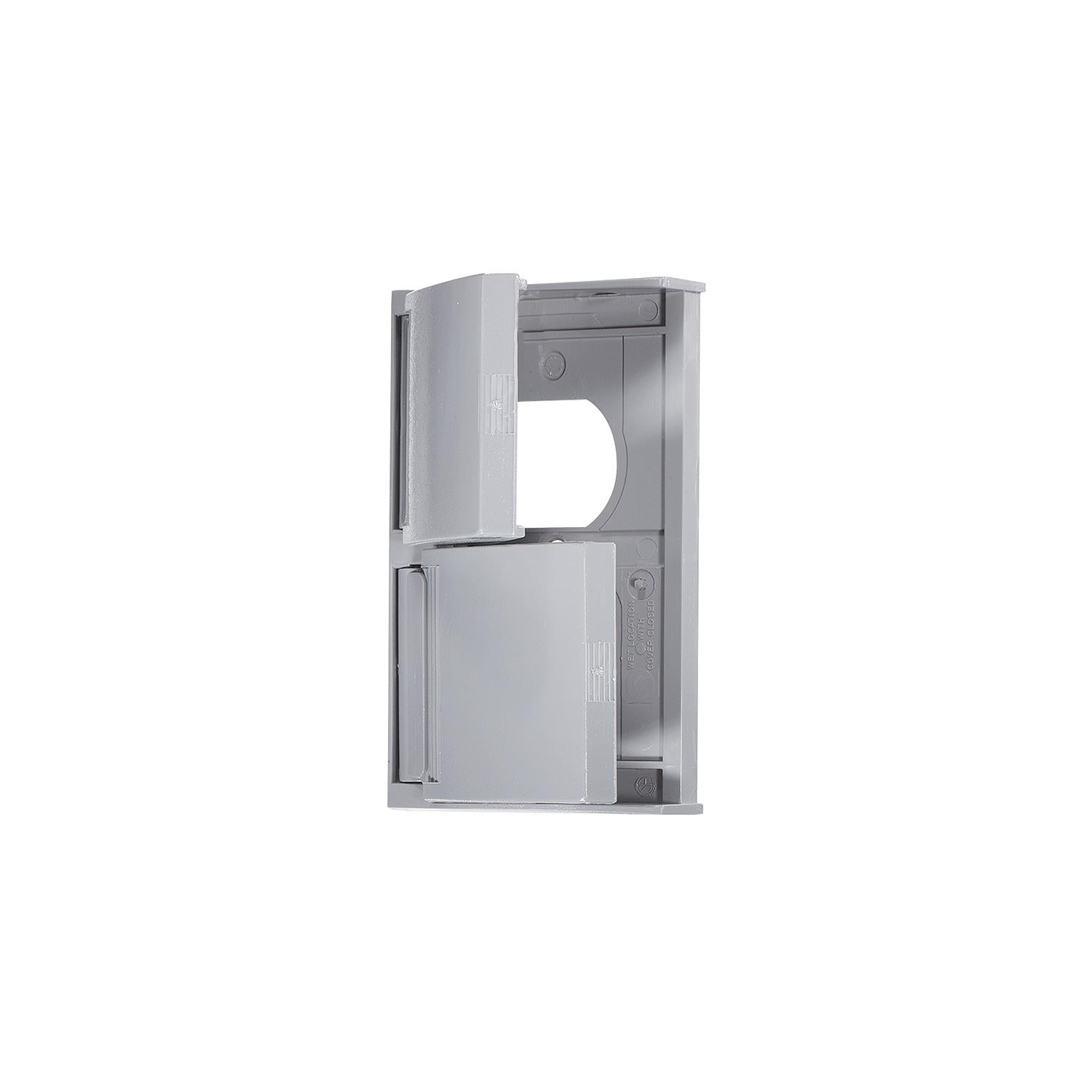 RV Designer S901 Weatherproof Receptacle, Gray
