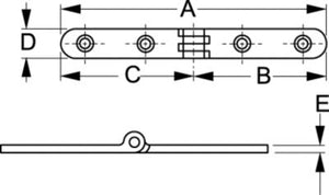 Sea-Dog Line 205290 Ladder Hinge