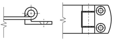 Sea-Dog Line 221136-1 SeaDog 221133 Heavy Duty Swivel Hasp Angle Style | 304 Stainless Steel #8 Fastener 3-1/8