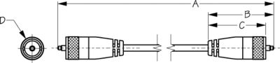 Sea-Dog Line 329802-1 3298021 5' Coaxial Cable Assembly