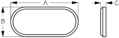 Sea-Dog Line 401379-1 Seadog LED Surface Mount Courtesy Edge Light, Blue