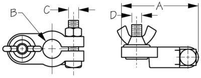 Sea-Dog Line 415211-1 415211 Battery Terminal, Negative