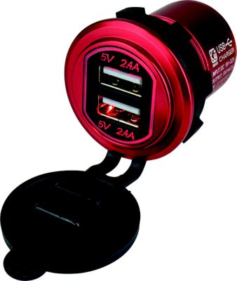 Sea-Dog Line 426504-1 4265041 Dual USB Power Socket