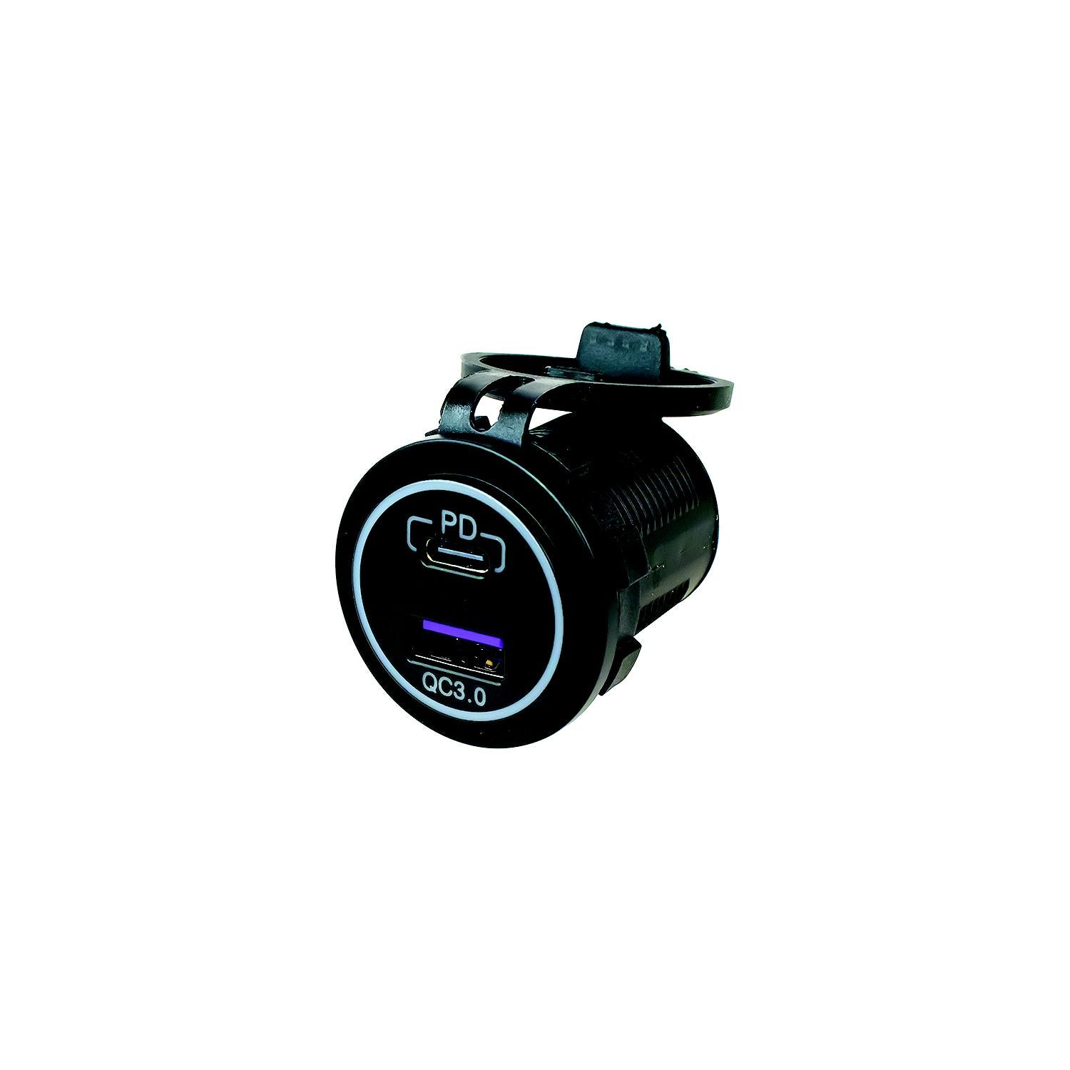 Sea-Dog Line 426510-1 SeaDog 4265101 Power Socket w/o Light -USB 3.0 & USB-C