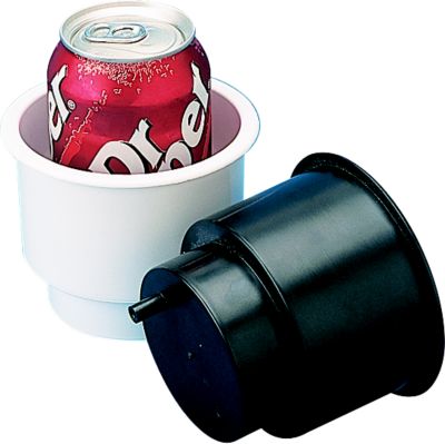 Sea-Dog Line 588060N SeaDog Flush Mount Combo Drink Holder w/Drain Fitting, Black