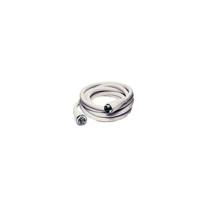 Hubbell HBL61CM52W 50A 125/250V Vinyl Jacketed Pre Wired 50' Shore Power Cable Set