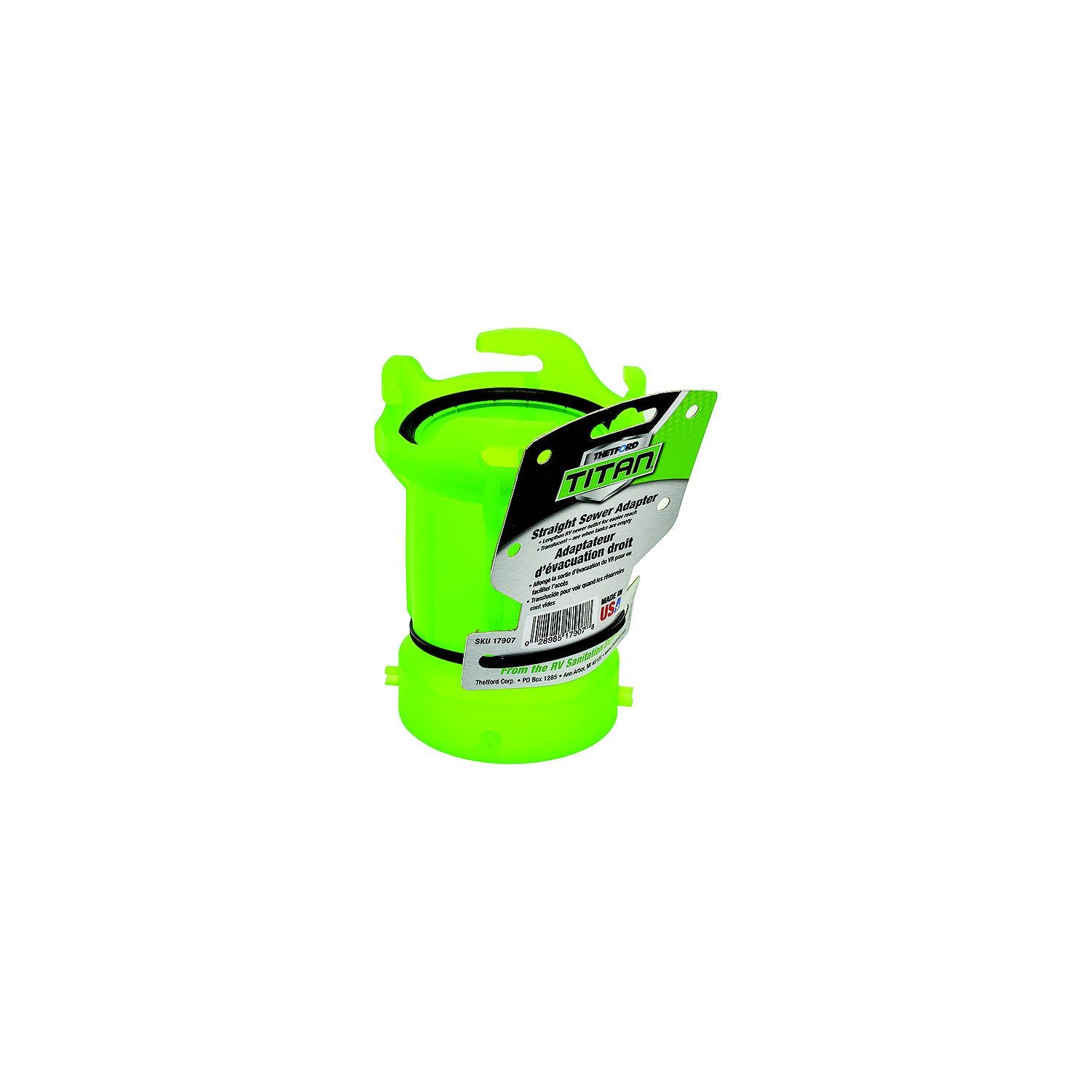 Thetford 17907 Titanâ„¢ Pemium RV Straight Sewer Adapter