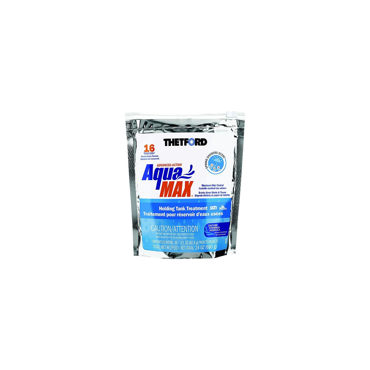 Thetford 96631 AquamaxÂ® Holding Tank Treatment, 16-Pack Toss-InsÂ®, Spring Showers Sent