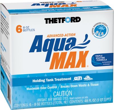Thetford 96634 AquamaxÂ® Holding Tank Treatment, 6-Pack 8oz Liquid, Spring Showers Sent