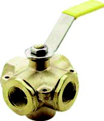Conbraco/Apollo 78-124-01 5-Port Fuel Tank Selector Ball Valve