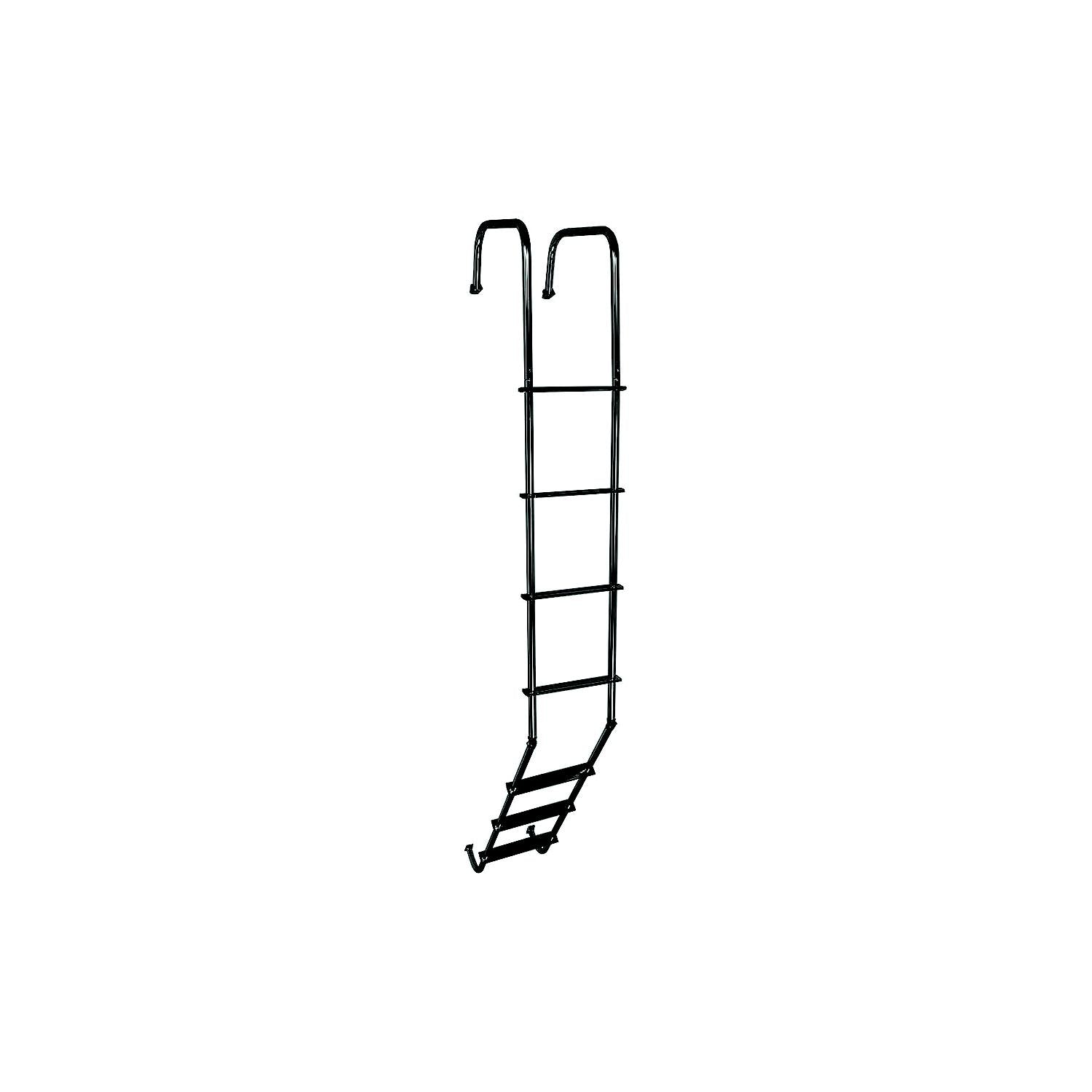 Stromberg Carlson LA-401BA Universal Outdoor Ladder, Black