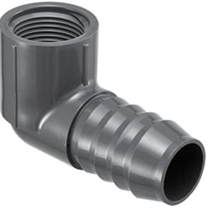 Brass Fittings 1407-101 1407101 PVC 90Â° Reducing Elbow, 3/4