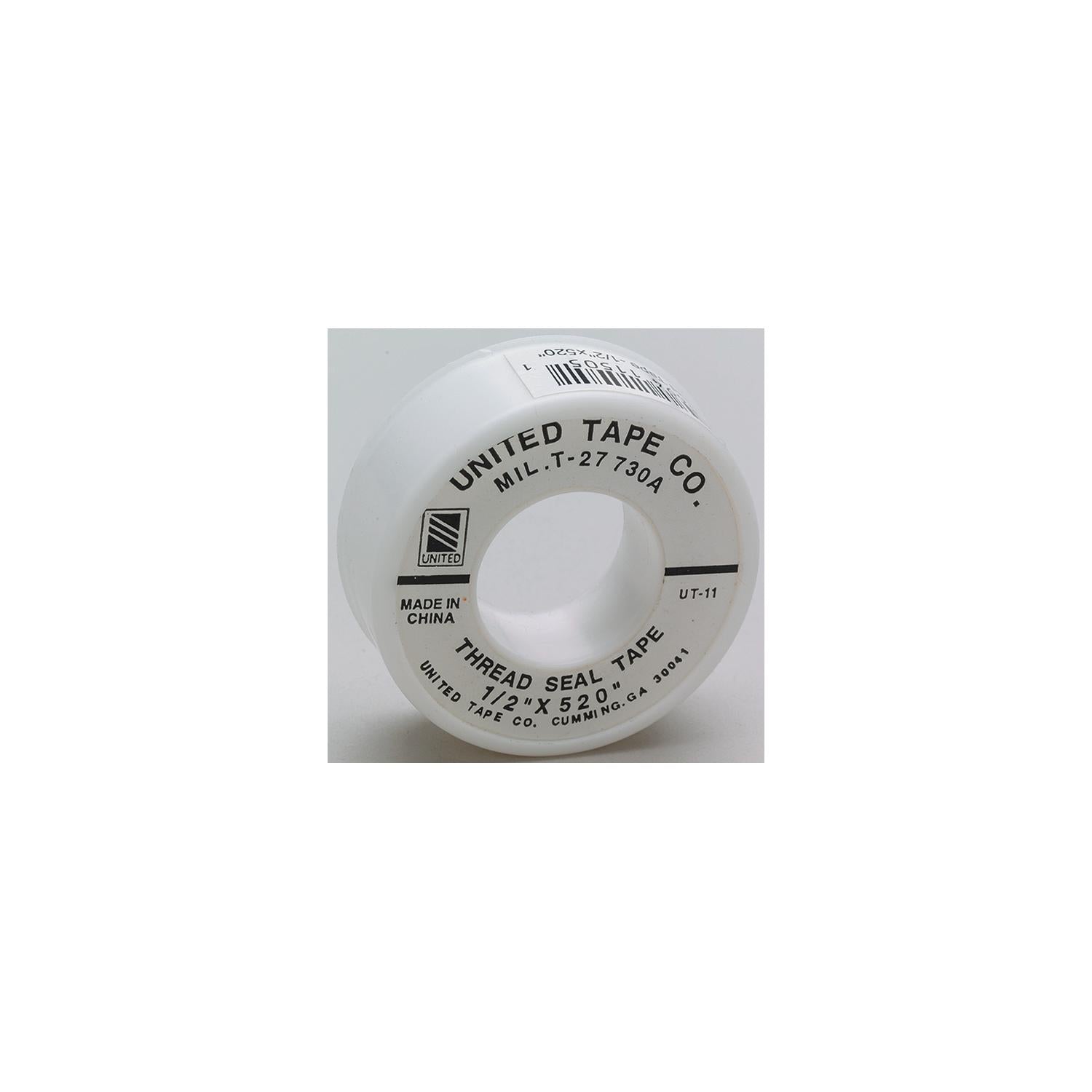 Brass Fittings S520 Pipe Tape, 1/2