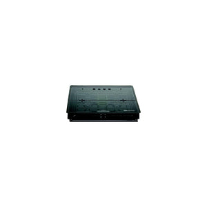 Suburban Mfg 3087A Bi-Fold Flush Mount Glass Cover, 3-Burner Slide-In, Black