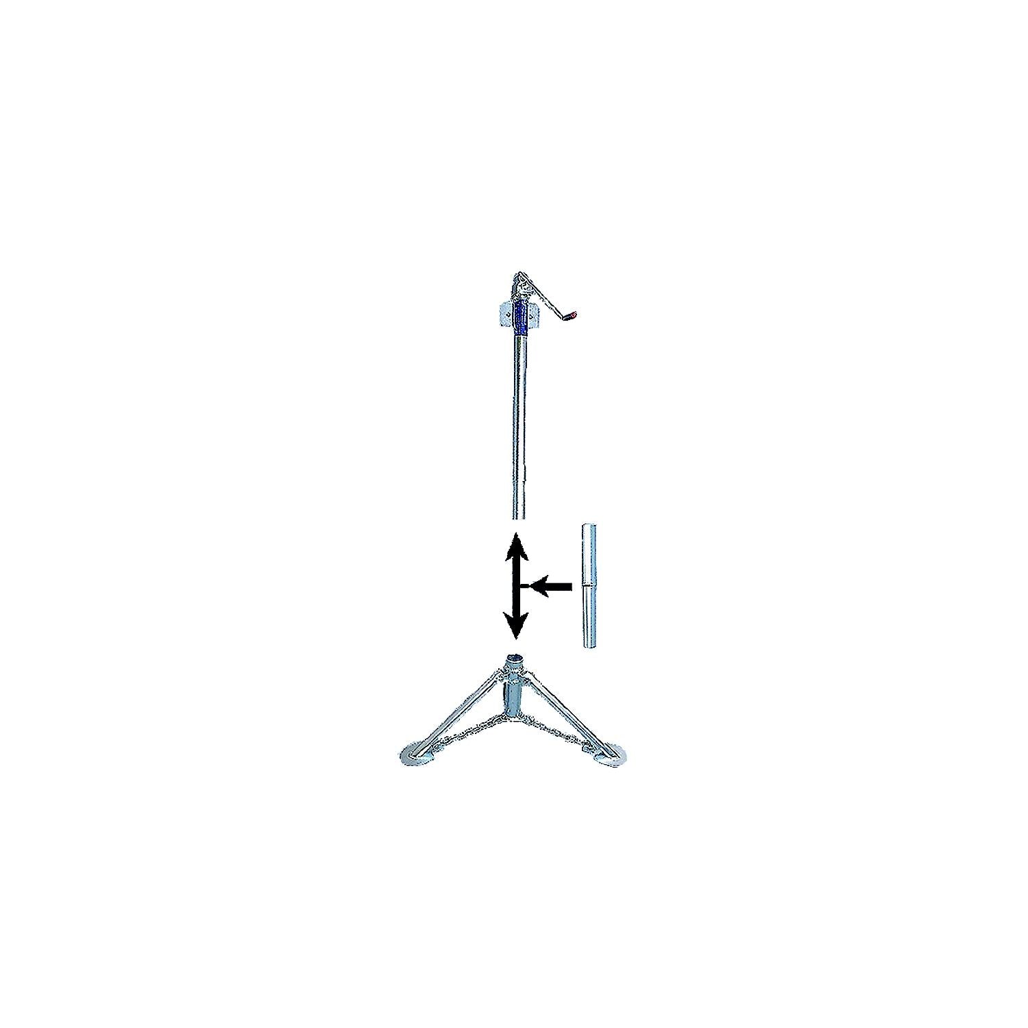 Rieco-Titan 12284 Heavy Duty Tripod Jack Lift Extension, 4/Set
