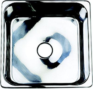 Scandvik 10216 Rectangular Stainless Steel Mirror Finish Sink