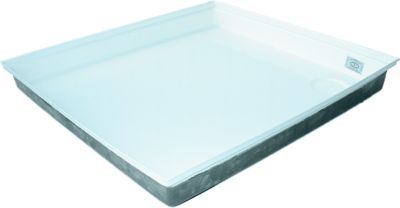 Icon Technologies 460 00460 SP100 Shallow RV Shower Pan, Colornial White