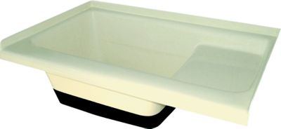 Icon Technologies 473 00473 Sit In Step Tub, Left Hand, Colonial White
