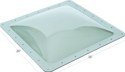 Icon Technologies 12080 SL1422 Standard RV Skylight, Smoke
