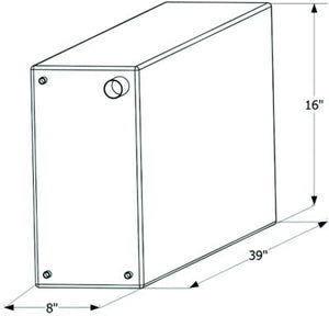 Icon Technologies 12724 Fresh Water Replacement Tank, 20 Gal.