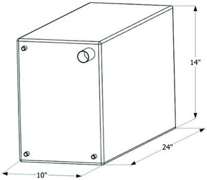 Icon Technologies 12726 Fresh Water Replacement Tank, 15 Gal.
