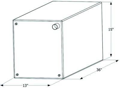 Icon Technologies 12727 Fresh Water Replacement Tank, 30 Gal.