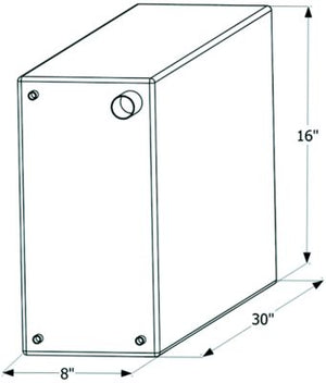 Icon Technologies 12731 Fresh Water Replacement Tank, 15 Gal.